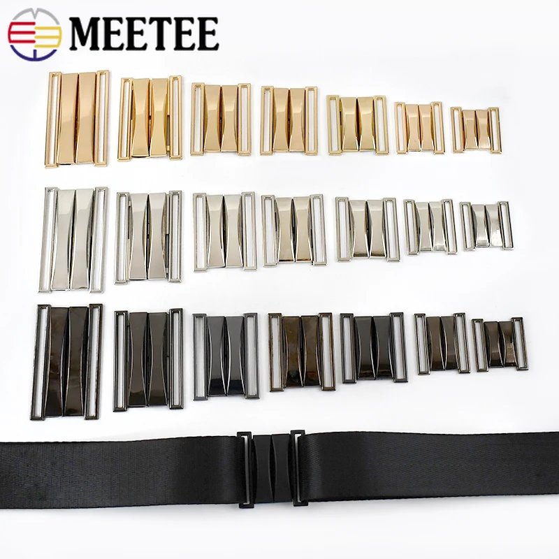 Nursing Bra Clip - 5/10Pcs 30-70mm Metal Belt Buckles Waistband