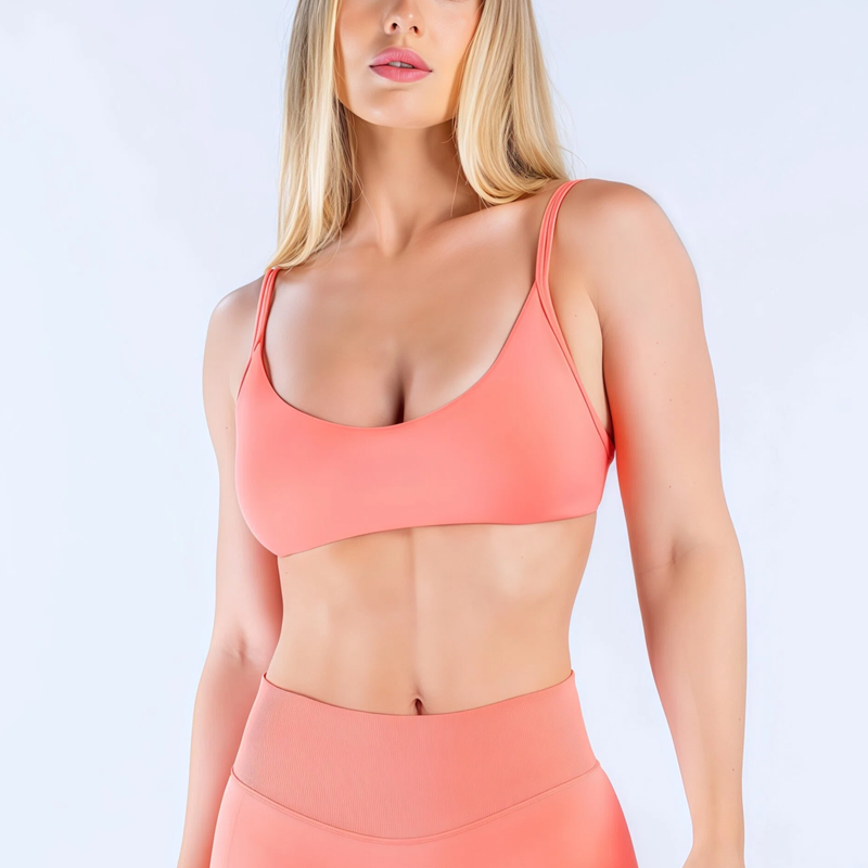 HISTELLO Impact Scoop Neck Bra - Sports Bra Racerback review and price